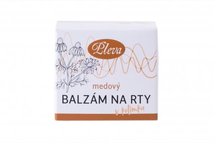 Medový balzam na pery v tégliku