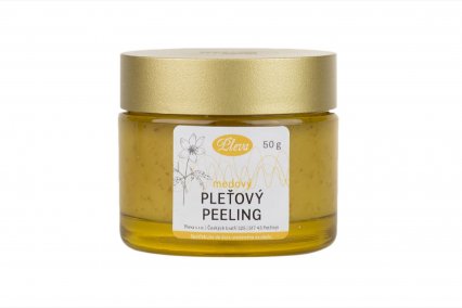Medový pleťový peeling