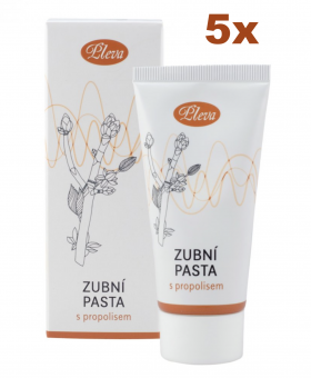 5 x Zubná pasta s propolisom Pleva