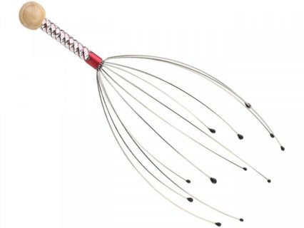 Masážna metlička na hlavu