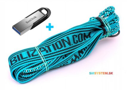 Originálne lano na SM systém + USB s komentárom